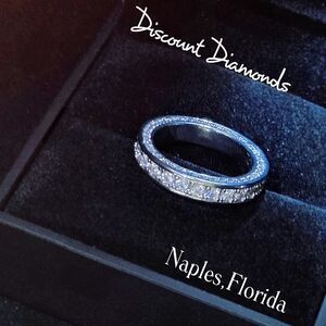 2 Ct. Clear White Diamond Ring 14K White Gold on 925 Silver